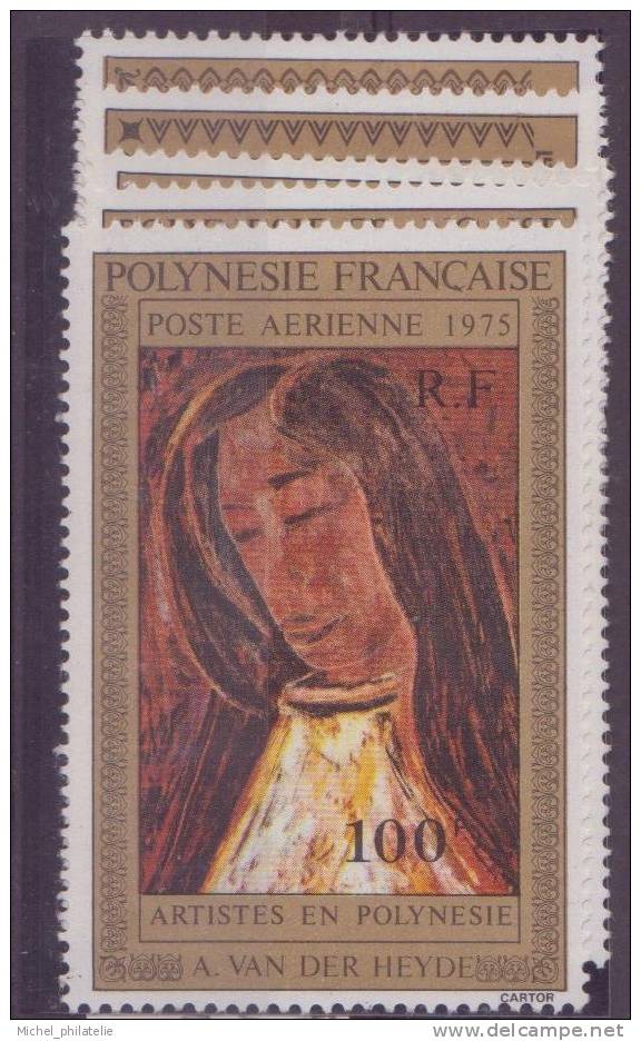 POLYNESIE N° 98/102** PAR AVION NEUF SANS CHARNIERE   TABLEAUX - Unused Stamps