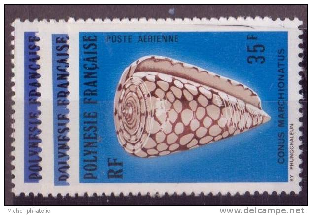 POLYNESIE N° 114/16** PAR AVION NEUF SANS CHARNIERE  COQUILLAGES - Unused Stamps
