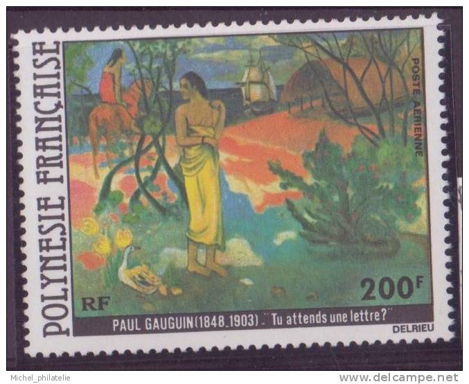 POLYNESIE N° 144** PAR AVION NEUF SANS CHARNIERE   PROTEGEONS LA NATURE - Unused Stamps