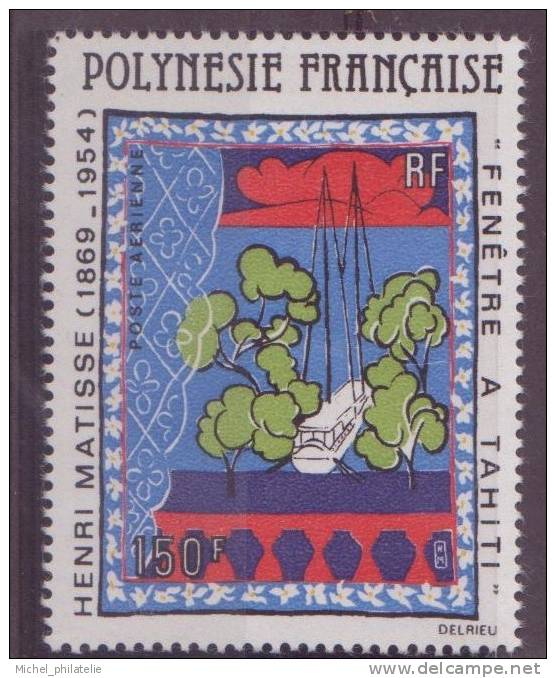 POLYNESIE N° 153** PAR AVION NEUF SANS CHARNIERE  TABLEAU DE MATISSE - Unused Stamps