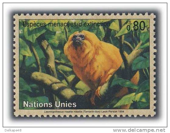United Nations Nations Unies Geneve 1994 Mi 248 YT 268 Sc 249a ** Leontopithecus Rosalia Rosalia: Golden Lion Tamarin / - Apen