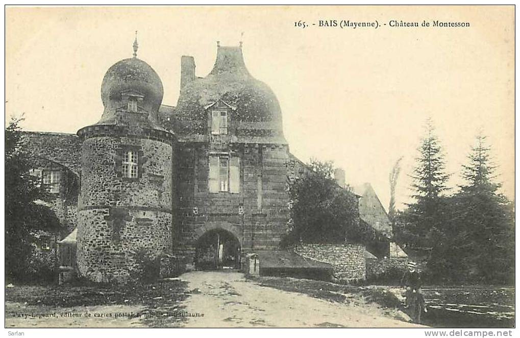 53 , MAYENNE , Ref 123 , BIAIS , Chateau De Montésson - Bais