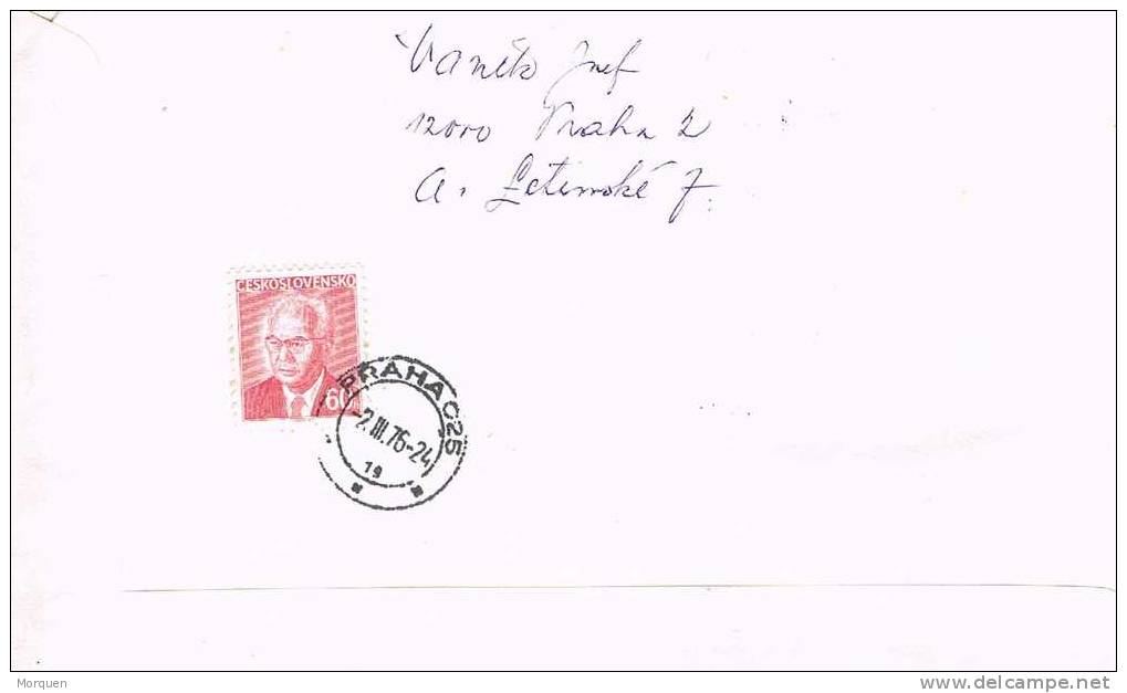 Carta BRATISLAVA 1976 (Checoslovaquia). Adam Y Eva . Arbol - Briefe U. Dokumente