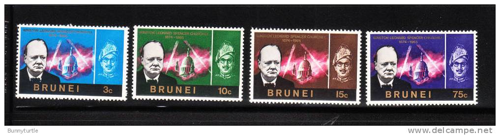 Brunei 1966 Churchill Memorial Issue Omnibus MNH - Brunei (...-1984)