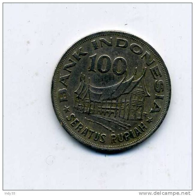 - MONNAIE  INDONESIE . 100 R. 1978 - Indonésie