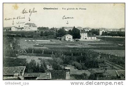 CHANTRAINE - Vue Générale Du Plateau - Chantraine