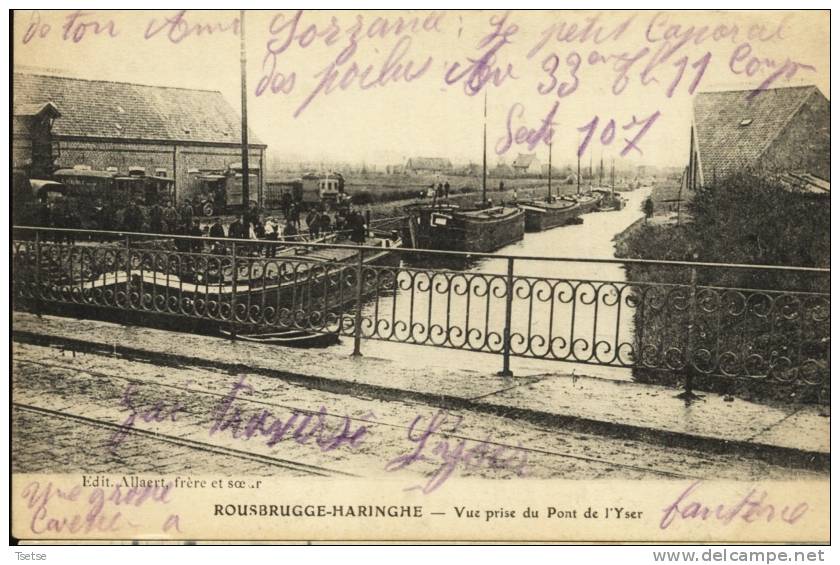 Rousbrugge-Haringhe - Vue Prise Du Pont De L'Yser - Poperinge