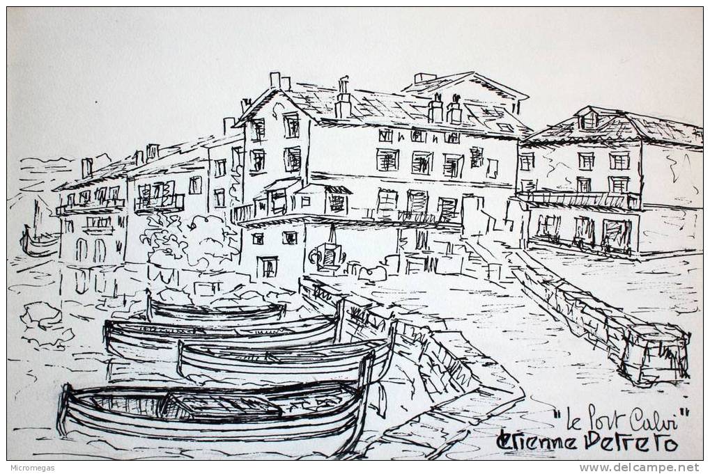 Etienne Petreto : Le Port, Calvi - Dibujos