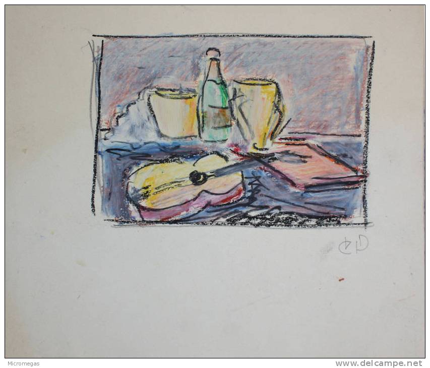 Etienne Petreto :Nature Morte - Gouaches