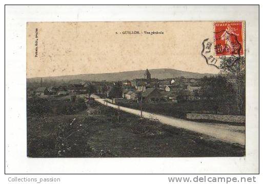 Cp, 89, Guillon, Vue Générale, Voyagée - Guillon