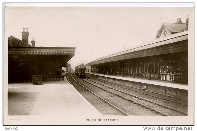 NOTTS - RETFORD STATION INTERIOR RP PRE-1918  Nt37 - Other & Unclassified