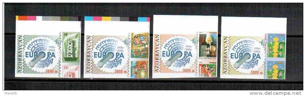 Aserbaidschan / Azerbaijan / Azerbaidjan 50th Anniversary Of The First Europe Stamp Set B / Satz B ** - 2005