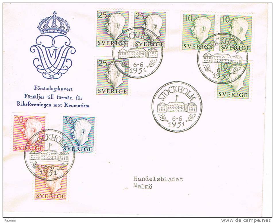 Carta, STOCKHOLM 1951 ( Suecia)  Cover, Lettre,letter - Covers & Documents