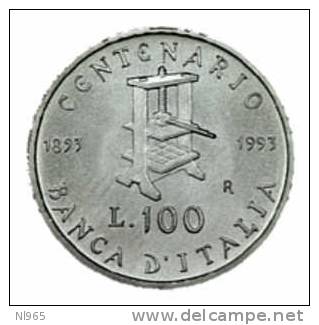 ITALY - REPUBBLICA ITALIANA ANNO 1993 -TRITTICO  BANCA D´ITALIA  - Lire 100 + 200 +  500 In Argento - Gedenkmünzen