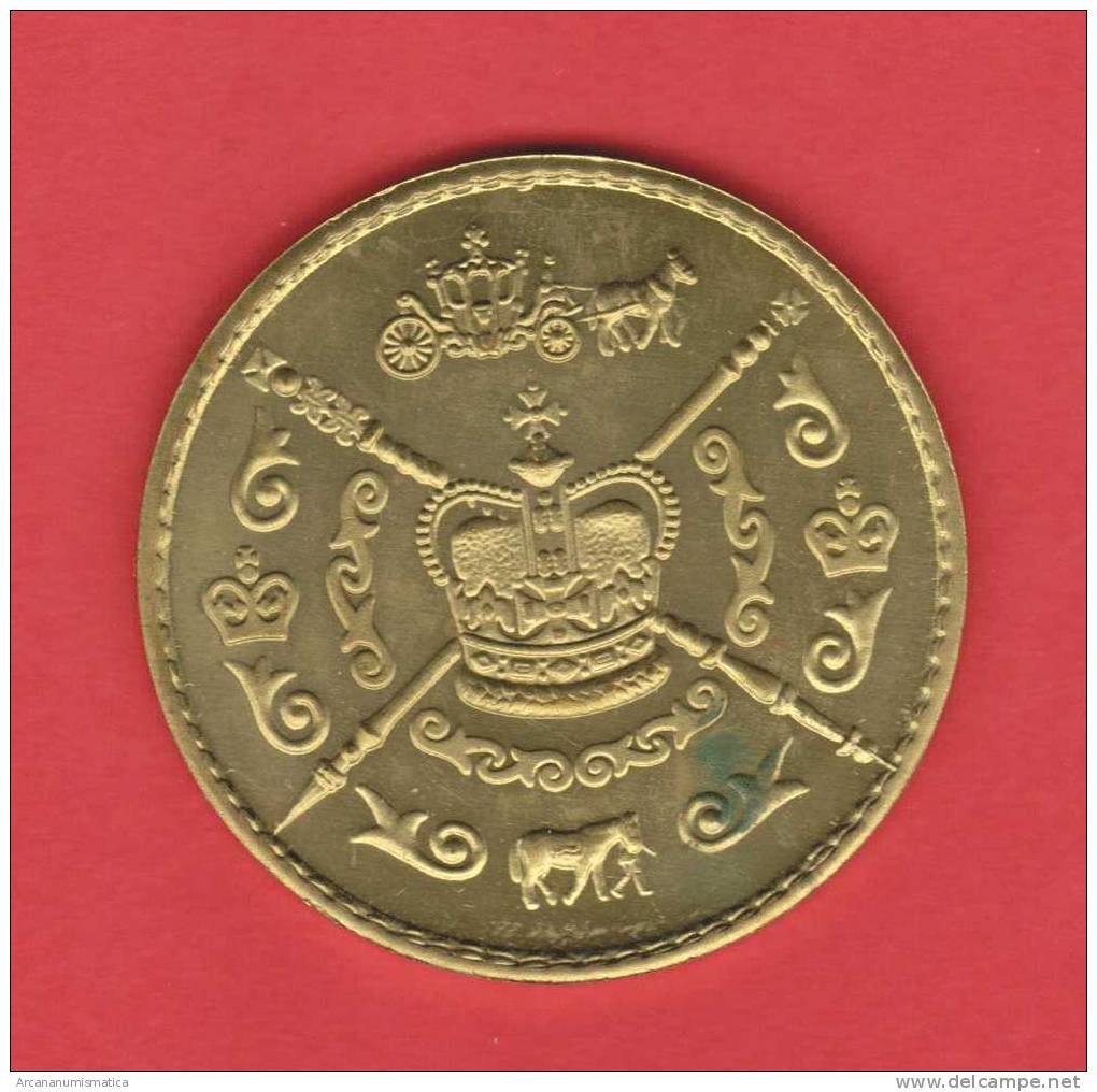 GRAN  BRETAÑA  Medalla "Queen Elizabeth II Golden Jubilee 1952-2002"    DL-7481 - Autres & Non Classés