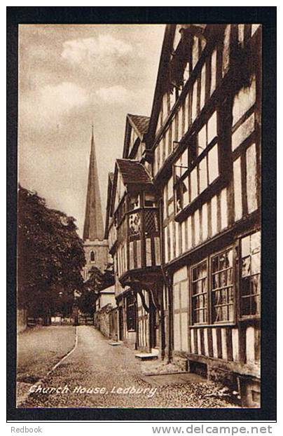 Early Postcard Church House Ledbury Herefordshire - Ref 515 - Herefordshire