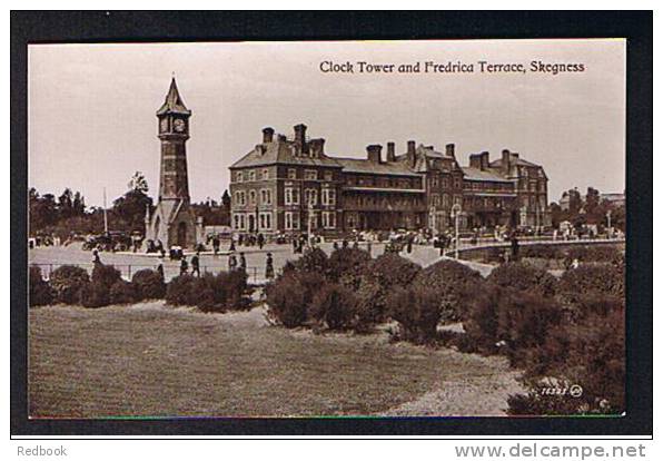 Early Postcard Clock Tower & Frederica Terrace Skegness Lincolnshire - Ref 515 - Autres & Non Classés
