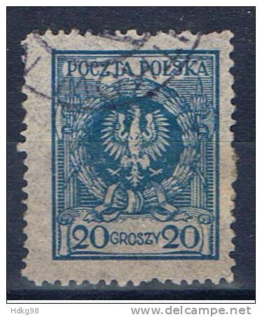 PL+ Polen 1924 Mi 207 Wappenadler - Used Stamps