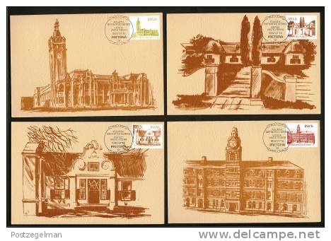 RSA 1982 4 Postcards Buildings - Monuments