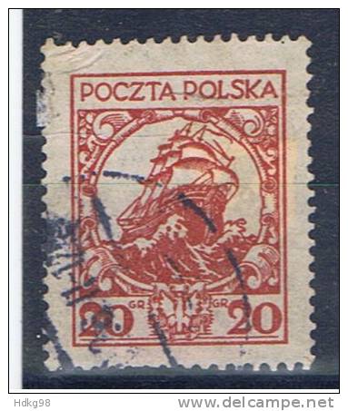 PL+ Polen 1925 Mi 239 Dreimaster - Used Stamps