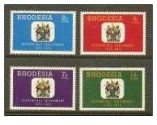 RHODESIA 1973 MNH Stamp(s)Government 135-138 #310 - Rhodesia (1964-1980)