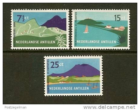 NED ANTILLEN 1957 Hinged Stamp(s) Tourism 57-59 - Other & Unclassified