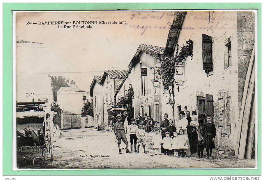 17 - DAMPIERRE Sur BOUTONNE --  La Rue Principale - Dampierre-sur-Boutonne