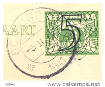 _Nk755: BRIEFKAART: 5 Cent / 3cent:  SCHIJNDEL 1941  - : [P213] - Postal Stationery