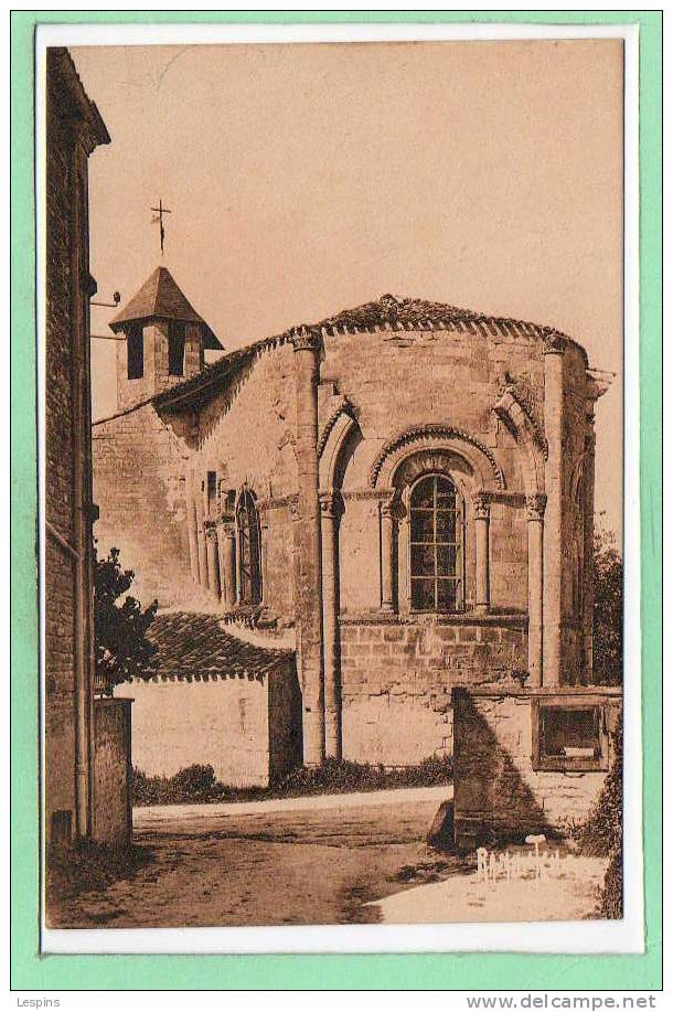 17 - DAMPIERRE Sur BOUTONNE -- Abside De L'Eglise... - Dampierre-sur-Boutonne