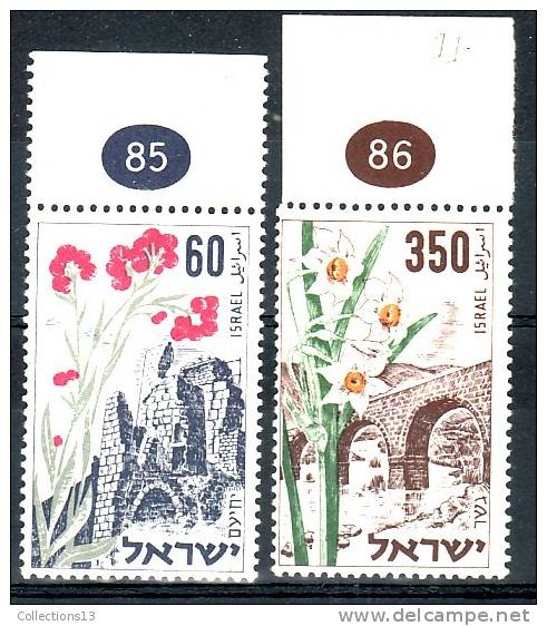 ISRAEL - 76/77** (avec Tabs) - Cote 5 Euros Depart à 10% - Ongebruikt (met Tabs)