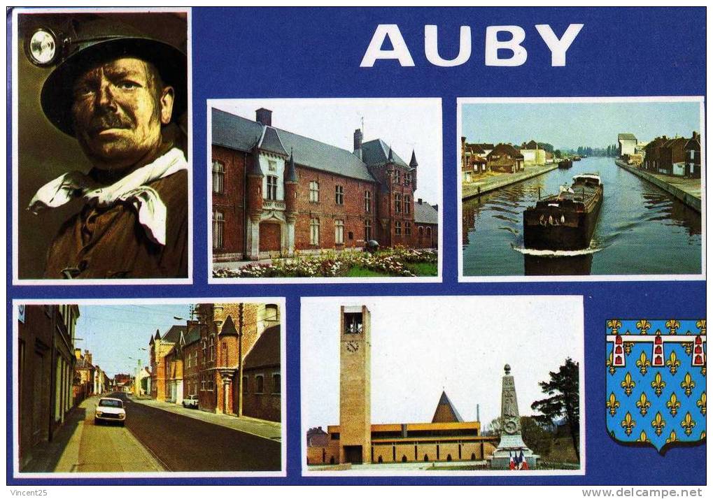 AUBY  * MINEURS PRES DE DOUAI - Auby