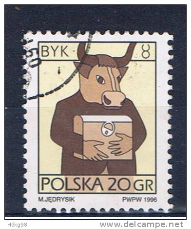 PL+ Polen 1996 Mi 3583 Tierkreiszeichen - Oblitérés
