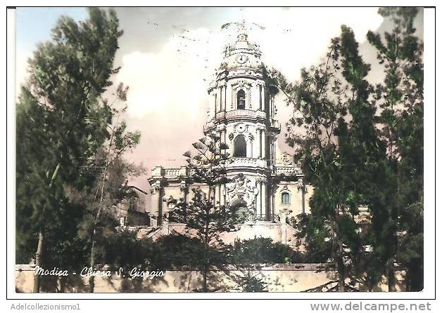 39623)cartolina Di Modica-chiesa S. Giorgio-viaggiata - Modica