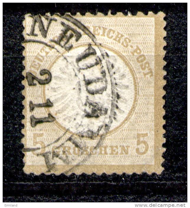 Deutsches Reich 1872 - Michel Nr. 22 O - Stempel Neudamm In Pommern - Gebraucht