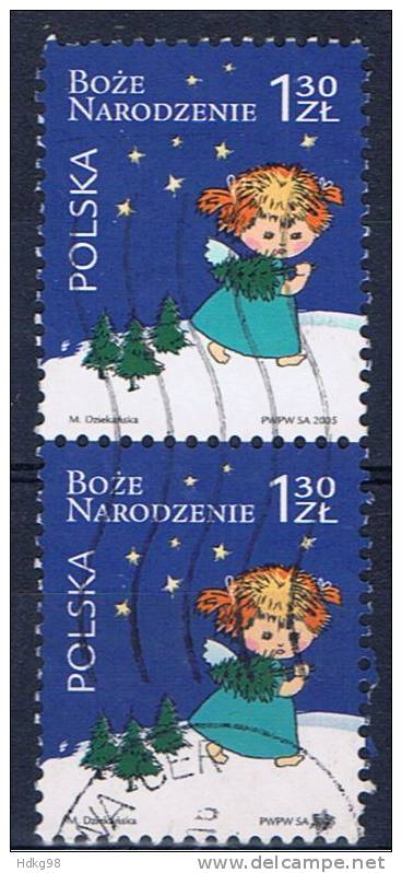 PL Polen 2005 Mi 4225 Weihnachten (Paar) - Usados