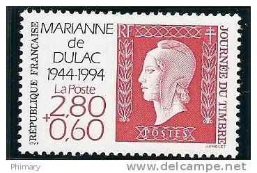 - A .1994 - Y.T. N° 2863 - NEUF **-  50° DE LA MARIANNE DE DULAC   - - Unused Stamps