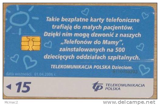 Poland Telephone To Mother - 28Ke Chip, Exp. Date, Verfallsdatum 1.04.2006 - Polonia Mat Surface - Polen