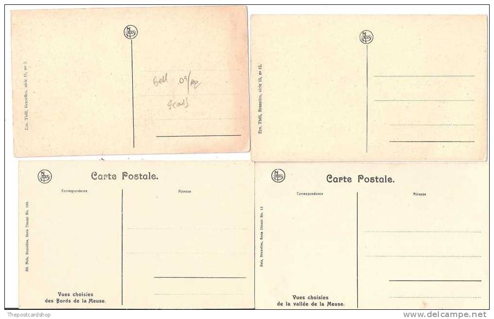 4 Four Different  Postcards CPA BELGIQUE ANSEREMME . - Dinant