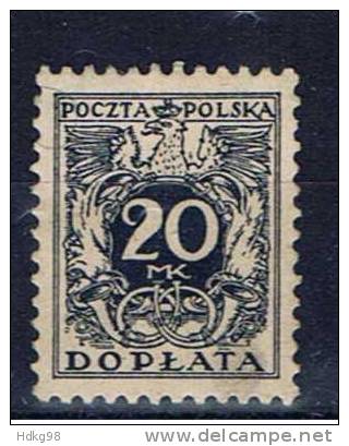 PL+ Polen 1921 Mi 42 Mng Portomarke - Usados