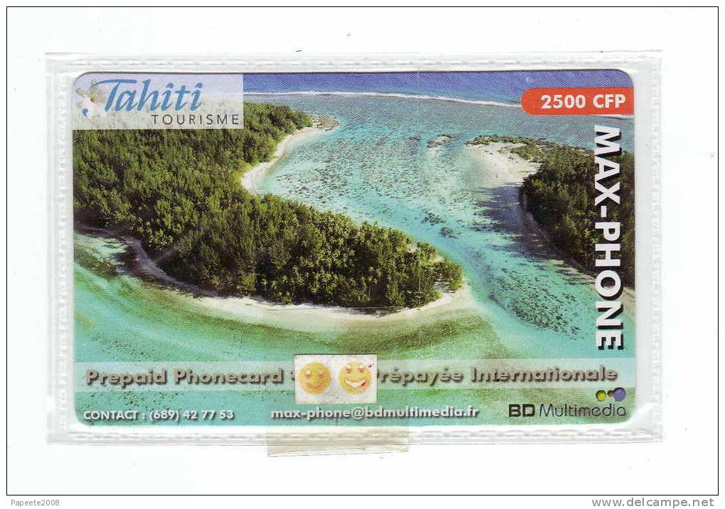 PF / Bdpolynesie - Carte Prépayée / 2 500 F CFP - Tahiti Tourisme "série Limitée" - NSB - Französisch-Polynesien