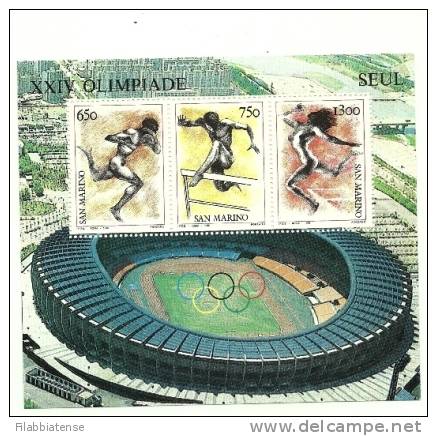 1988 - BF 42 Olimpiadi Seul  ++++++ - Unused Stamps