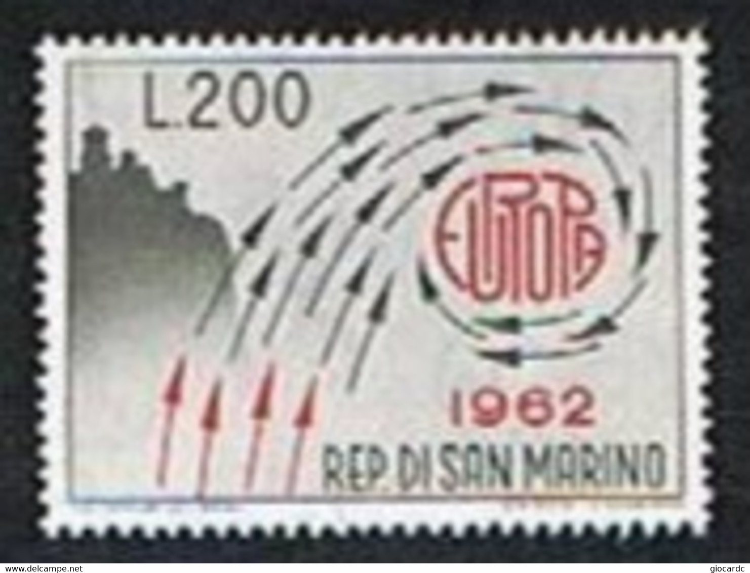 SAN MARINO - UNIF. 617 -  1962  EUROPA (DA BF35) - NUOVI ** - Neufs