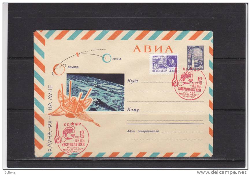 Espace - Russie - Lettre Illustré De 1967 - Entier Postal - Covers & Documents