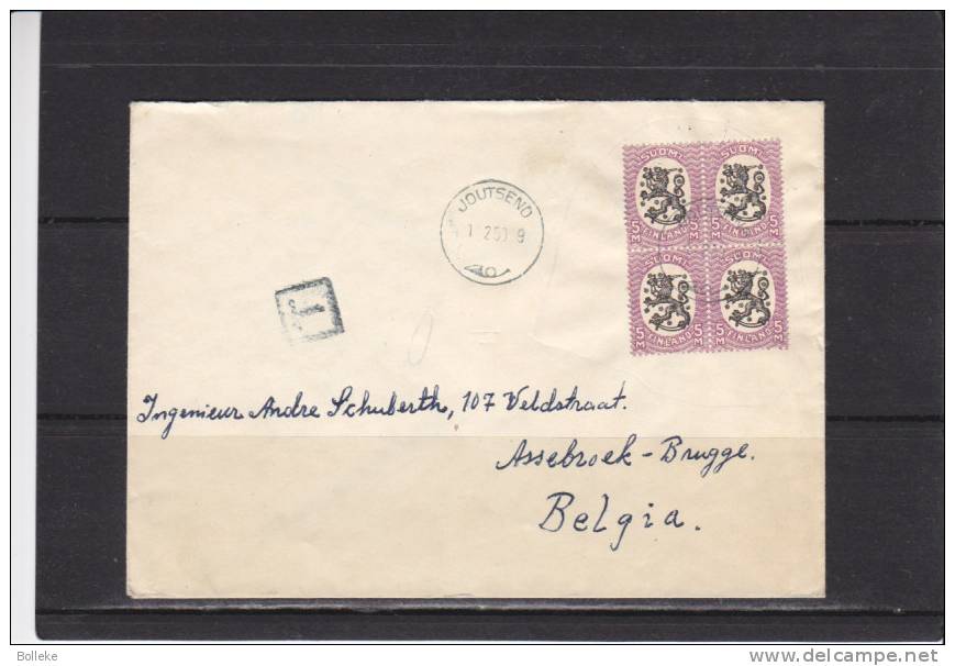 Finlande - Lettre De 1950 - Taxée - Emploi De Timbres Hors Cours Depuis 1931 - Covers & Documents