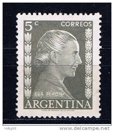 RA+ Argentinien 1952 Mi 592 OG Evita Peron - Oblitérés