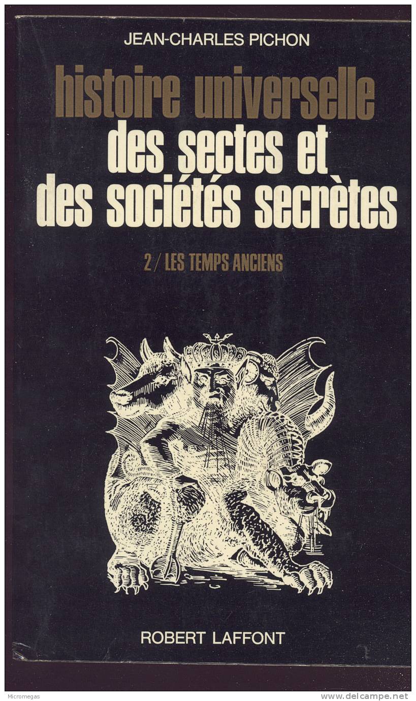Jean-Charles Pichon : Histoire Universelle Des Sectes Et Sociétés Secrètes - Esotérisme