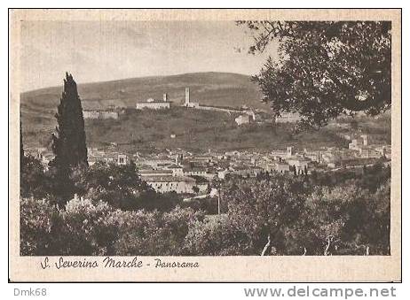 S. SEVERINO MARCHE ( MACERATA ) PANORAMA  -1941 - Macerata