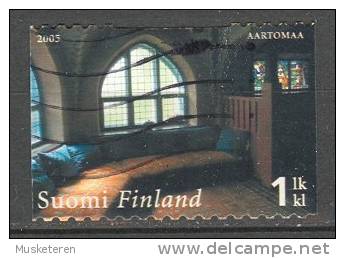 Finland 2005 Mi. 1742 1. Klasse Speisesaal Mit Hvitträsk-Teppisch - Gebruikt