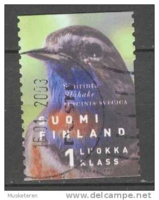 Finland 1999 Mi. 1462 1. Klasse Vogel Bird Blaukehlchen - Gebruikt