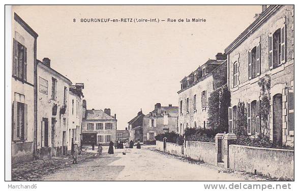 BOURGNEUF EN RETZ RUE DE LA MAIRIE - Bourgneuf-en-Retz